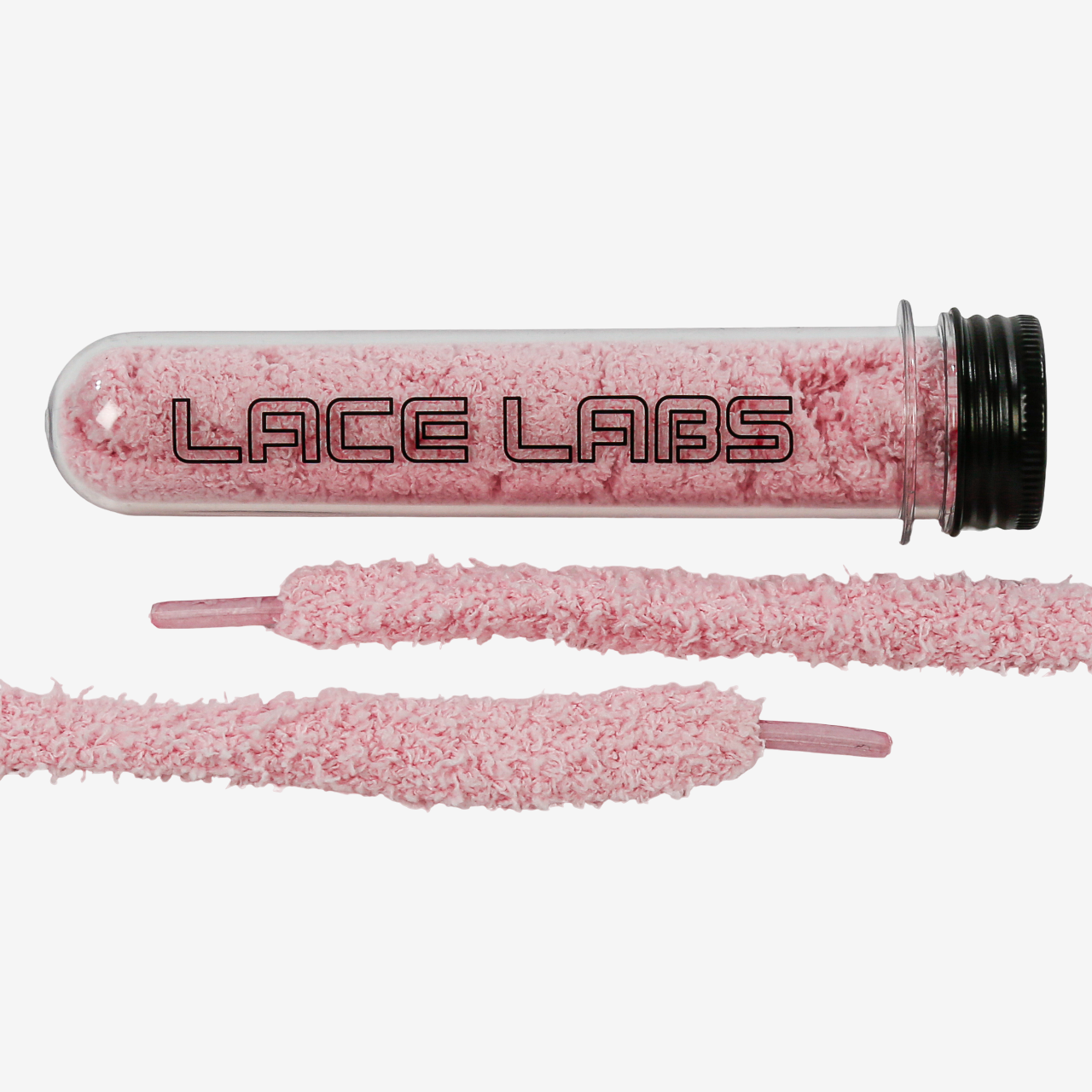 Pink Fuzzy Laces