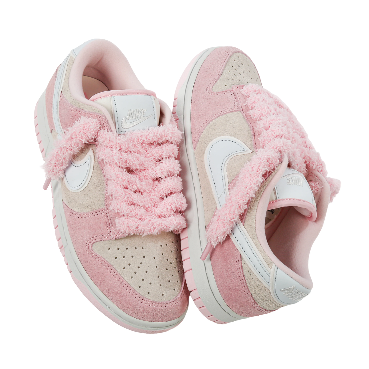Pink Fuzzy Laces